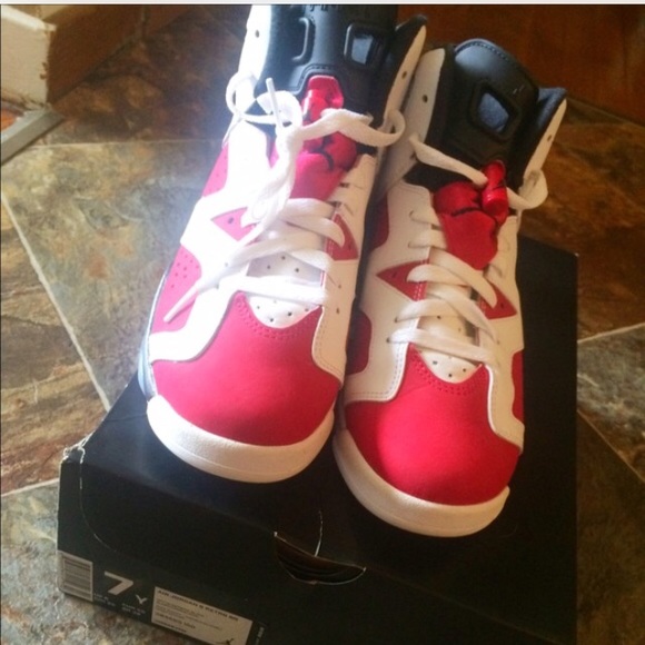SOLD ON EBAY ! Jordan Carmine 6's - Picture 2 of 2