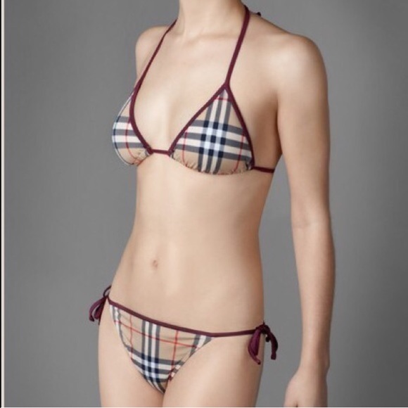 Burberry bikini size small