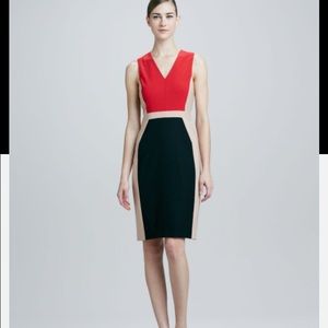 🐰 sale Rachel Roy
Red Sleeveless Colorblock Dress