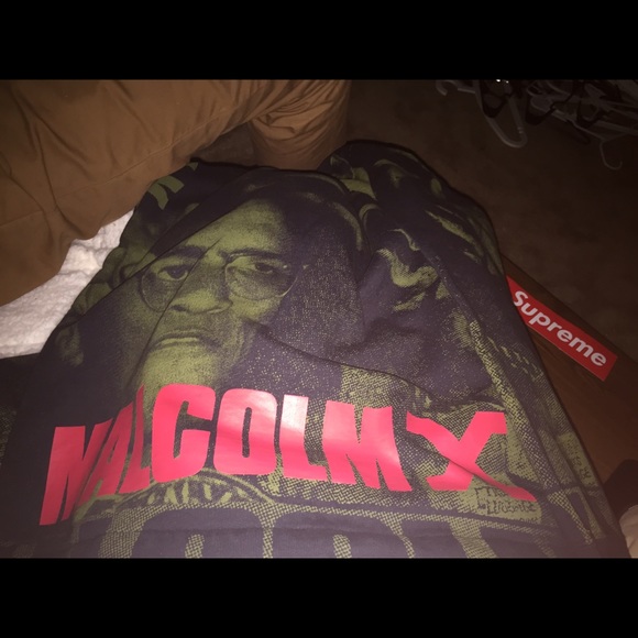 Supreme ss 15' Malcolm X hoodie - Picture 3 of 4