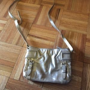 Cole Haan gold purse