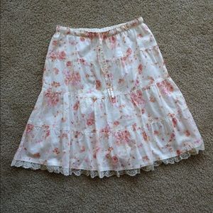 ◯donated◯✨LizLisa✨ Floral Print Skirt