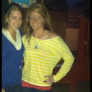 Yellow stripped shirt