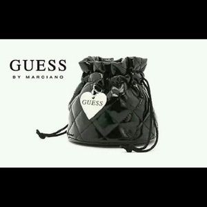 GUESS by Marciano 4" Black Patent Leather Pouch