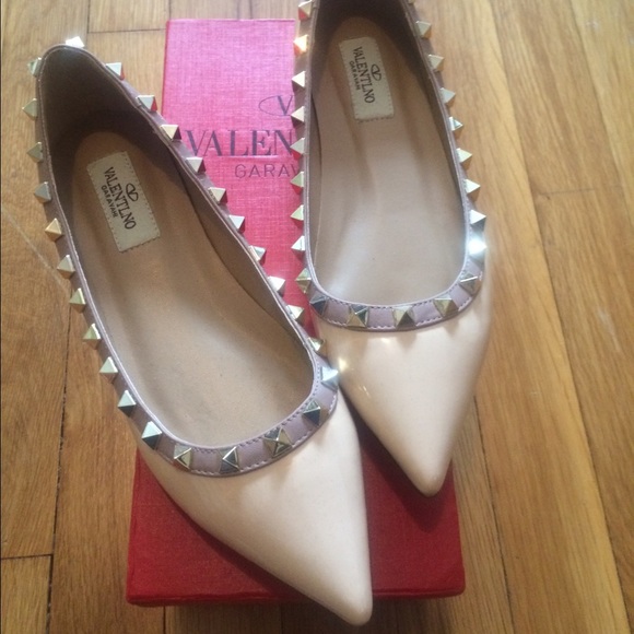 Valentino rockstud style flats - Picture 1 of 4