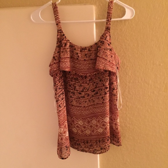 Brown Fashion Tank Top
