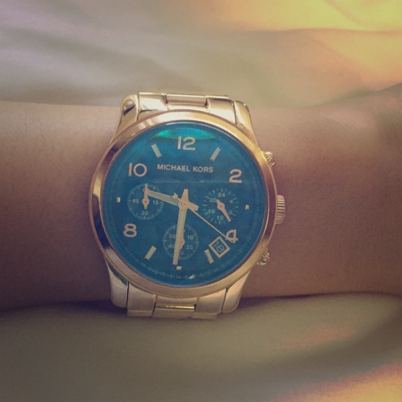Rose gold Michael Kors watch