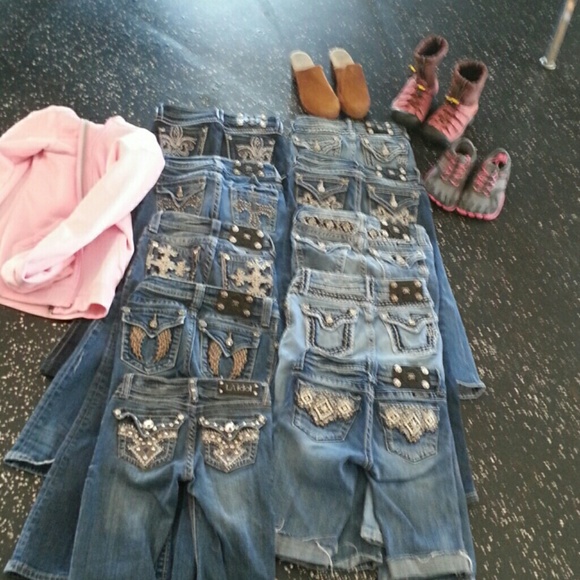 Miss Me Denim - Bundle of jeans and shoes