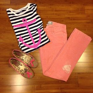 Jcrew pink corduroys