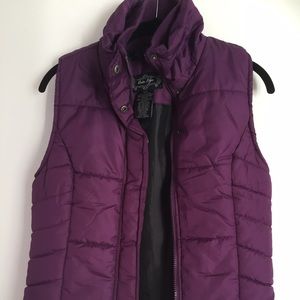 Purple vest, barely worn & very comfortable!