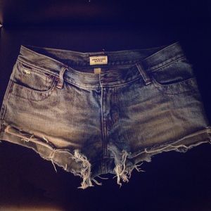 Denim shorts