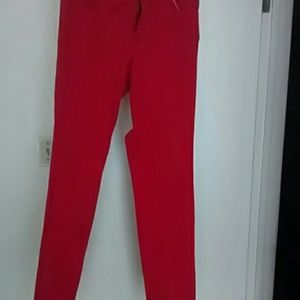 Red jeans
