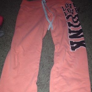 Pink sweats