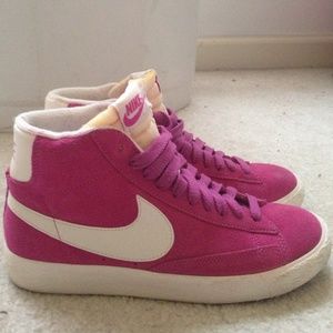 Magenta Hightop Nikes