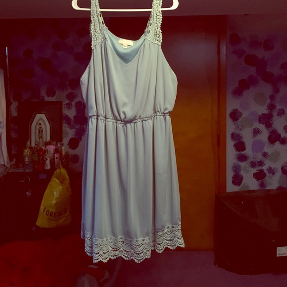 Baby Blue Forever 21 dress