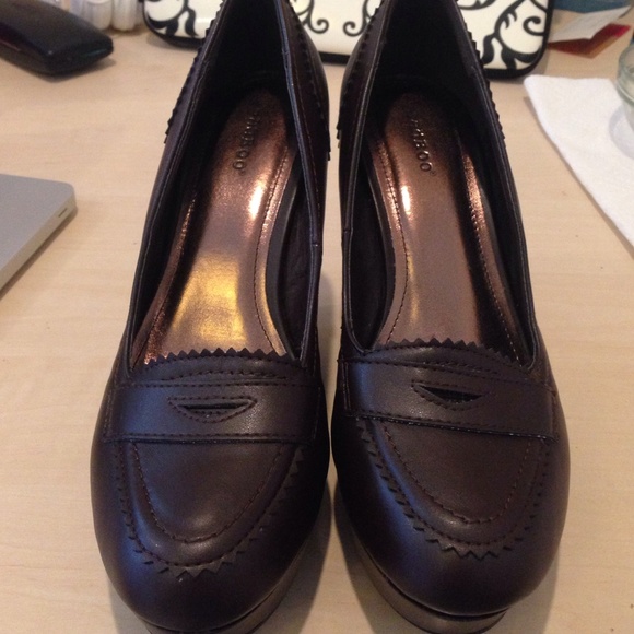 Loafer Platform Wedges - Picture 4 of 4