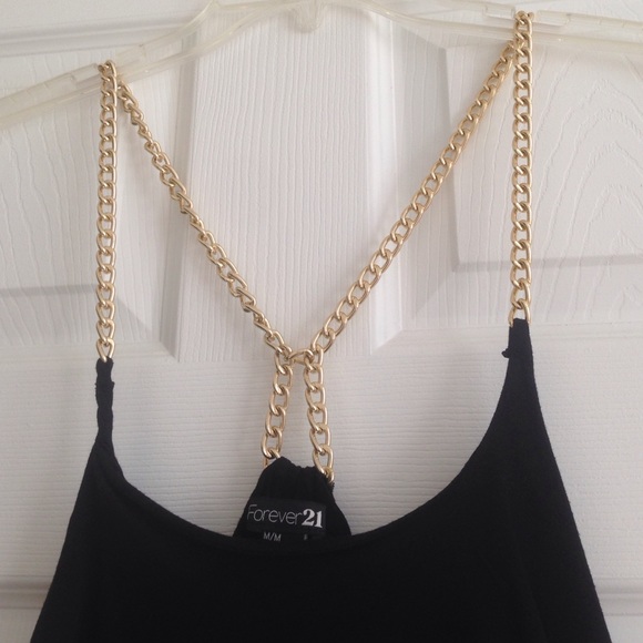 Gold Chain Tank Top - Picture 2 of 2