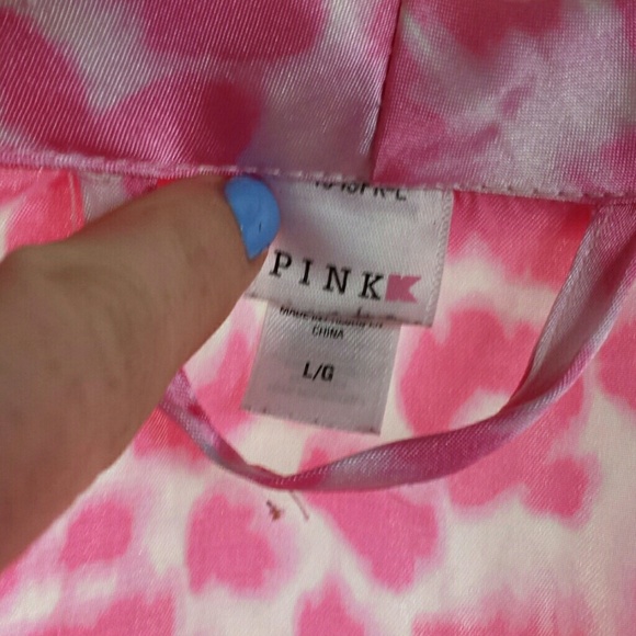 Pink silky leopard robe!!! - Picture 3 of 3