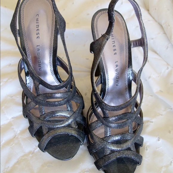Chinese Laundry Strappy Heels - great for prom!