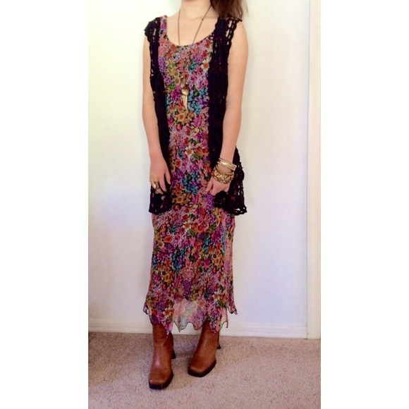 Silk Floral dress