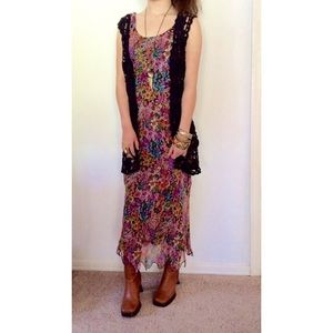 Silk Floral dress
