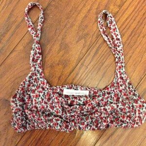 RARE brandy floral bralet