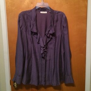 Georgeous Lavender Coldwater Creek Blouse