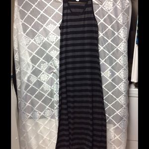 Grey/Bladk Maxi Dress-NWOT-$3.00