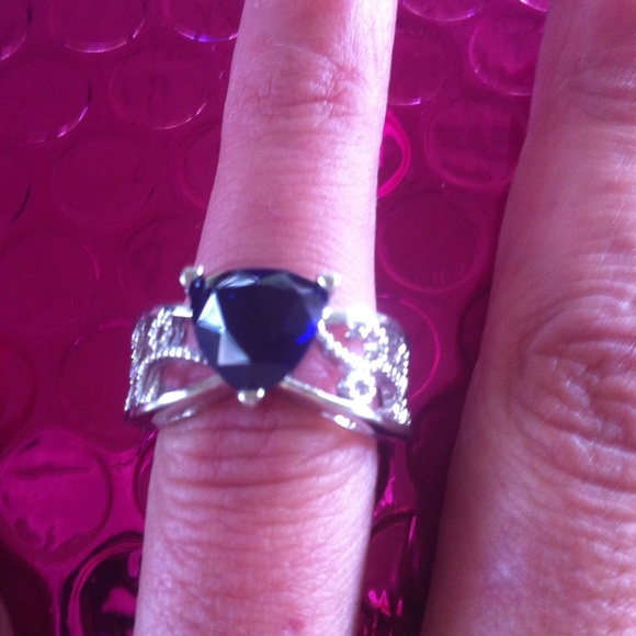 💎HP💎Dark blue Sapphire quartz ring - Picture 2 of 4