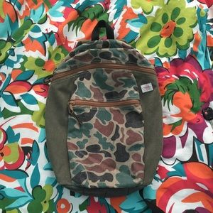 camo backpack from urban