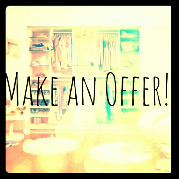 I will consider all offers 👎👍👌