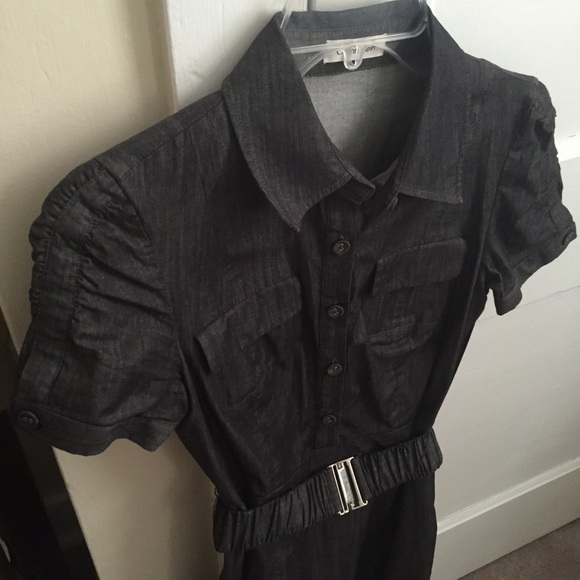 *Make an Offer!* Charcoal denim dress