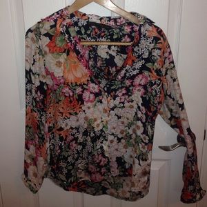Floral button up ZARA
