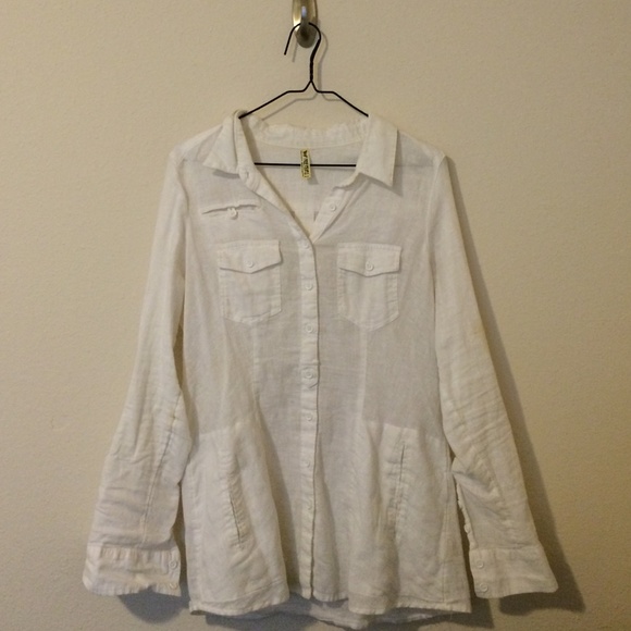 Free People linen shirt