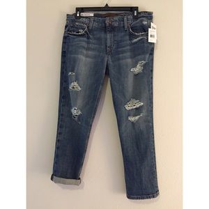 NWT Joe's "Billie" Slim Boyfriend Crop Jeans
