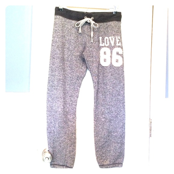 Victoria's Secret PINK cropped sweats.