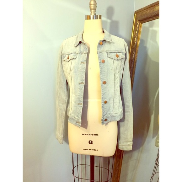 J Brand light wash denim jacket