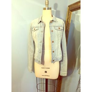 J Brand light wash denim jacket