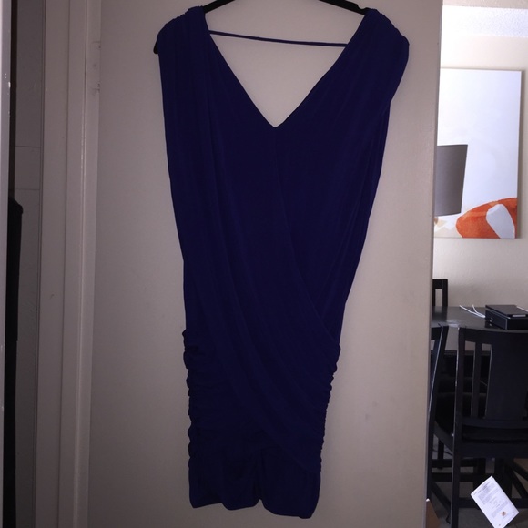 BCBG stretch short Royal Blue Dress