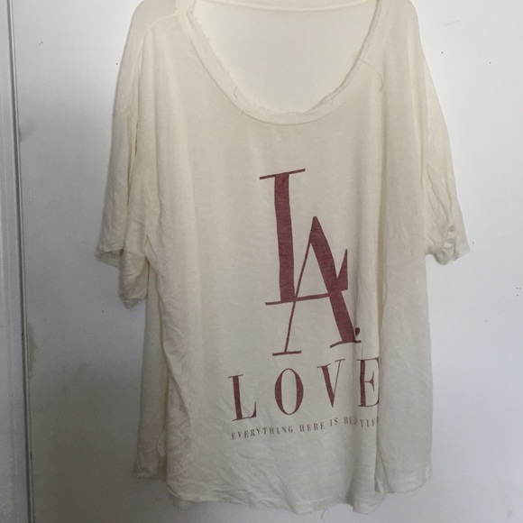 Off white Brandy Melville tee shirt