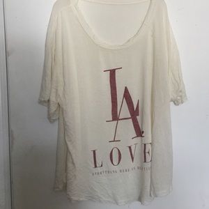 Off white Brandy Melville tee shirt