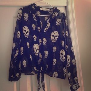 Sheer Skull Top