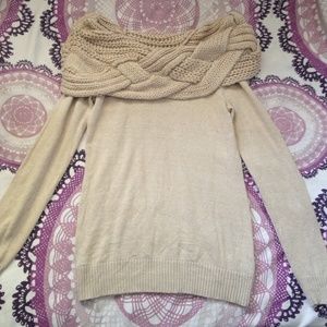 cute light brown sweater :)