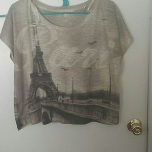 Paris eiffel tower shirt