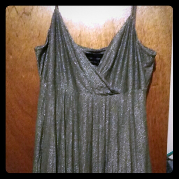 Silver Evening Dress