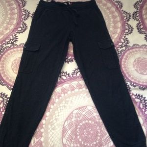black jogger pants