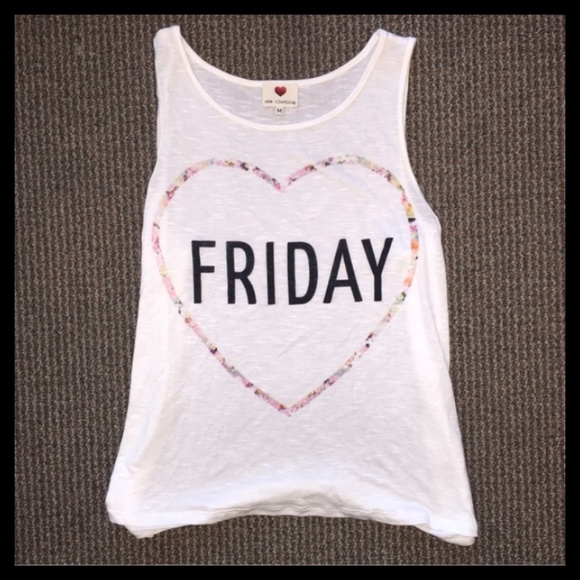 Friday White Tank - Picture 2 of 3