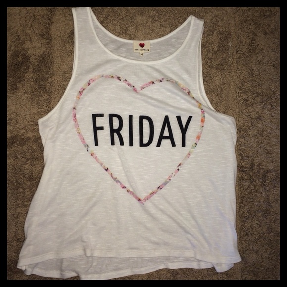 One Clothing Tops - Friday White Tank