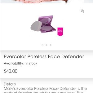 Mally evercolor pore less face defender