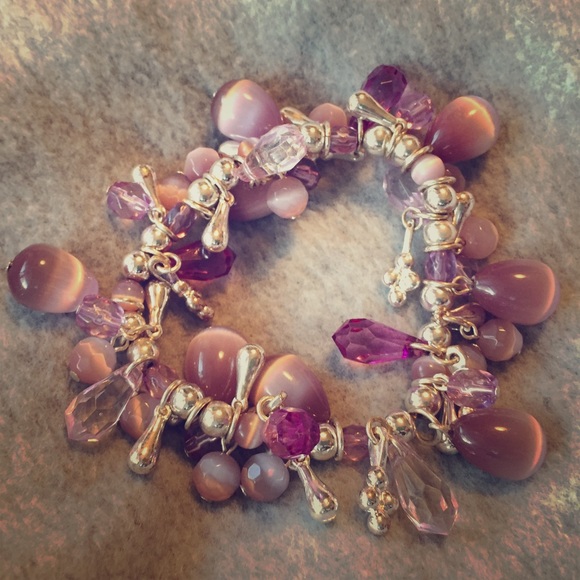 Lavender mix elastic bracelet